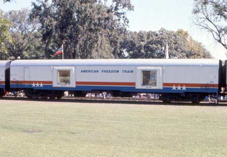 American Freedom Train Car 103 ex New York Central baggage car 9178