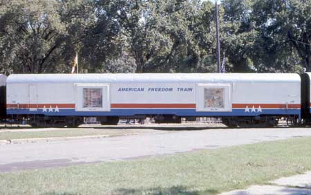 American Freedom Train Car 110 ex New York Central baggage car 9104