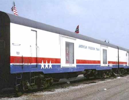 American Freedom Train Car 101 ex New York Central baggage car 9128