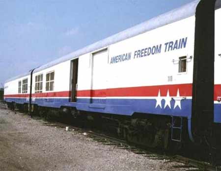 American Freedom Train Car 111 ex New York Central baggage car