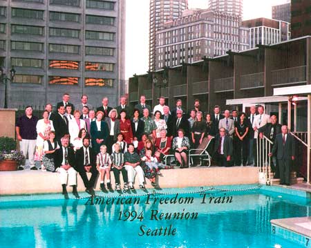 American Freedom Train Reunion 1994 Seattle, Washington