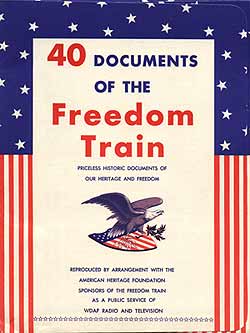 40 Documents of the Freedom Train
