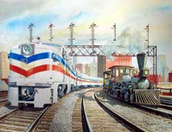 Freedom Train art by Howard Fogg