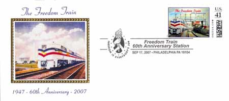 Freedom Train Postal Cancel