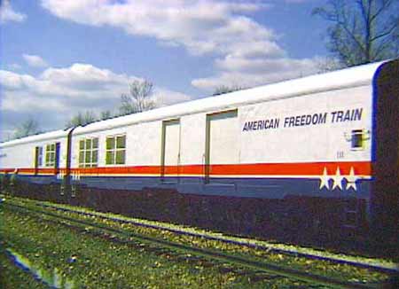 American Freedom Train Car 111 ex New York Central baggage car