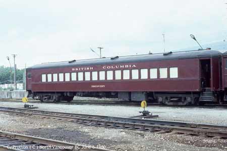 American Freedom Train Car 204 ex Reading 1332, Springmaid Special, Preamble Express, BC Rail Discovery
