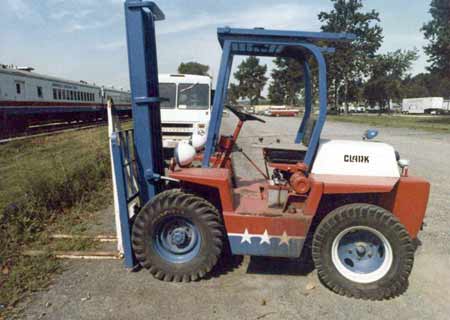 American Freedom Train Forklift