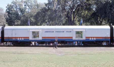 American Freedom Train Car 107 ex New York Central baggage car 9138