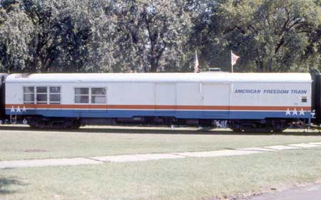 American Freedom Train Car 111 ex New York Central baggage car