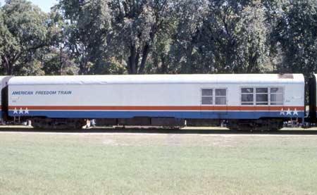 American Freedom Train Car 200 ex New York Central baggage car