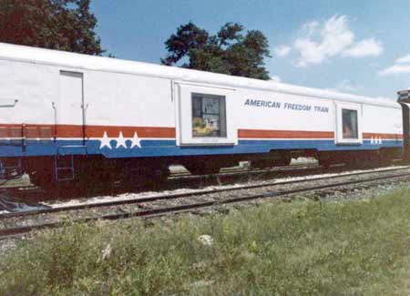 American Freedom Train Car 108 ex New York Central baggage car 9139