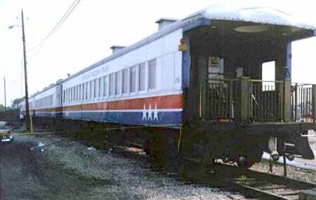 American Freedom Train Car 205 ex Reading 1329, Permacel Express, Springmaid Special, Preamble Express, BC Rail Britannia, Mt Rainier 321