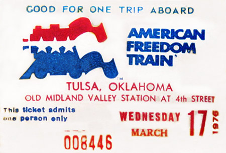 American Freedom Train Tulsa Oklahoma Ticket