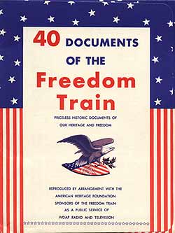 40 Documents of the Freedom Train
