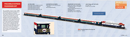 Lionel 2016 Signature Edition Catalog American Freedom Train