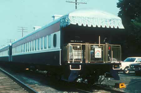 American Freedom Train Car 205 ex Reading 1329, Permacel Express, Springmaid Special, Preamble Express, BC Rail Britannia, Mt Rainier 321